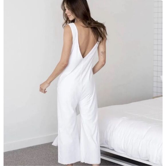 Lunya Organic Pima Romper Black Size L - Picture 7 of 8